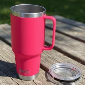 YETI Rambler 42oz Straw Mug "Tropical Pink" NEW